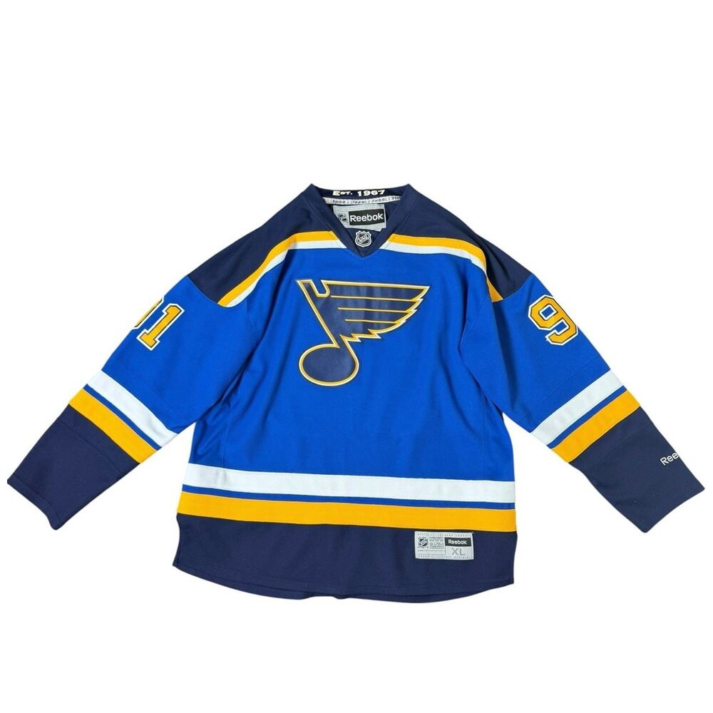 NHL St. Louis Blues Vladimir Tarasenko #91 Mens XL/TG Player Jersey Blue Reebok